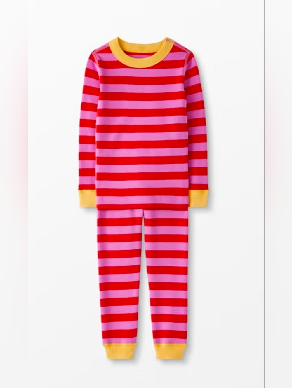 Hanna Andersson Girls Red & Pink Striped Size 8
